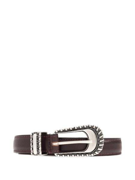  Iro Textured Buckle Belt 