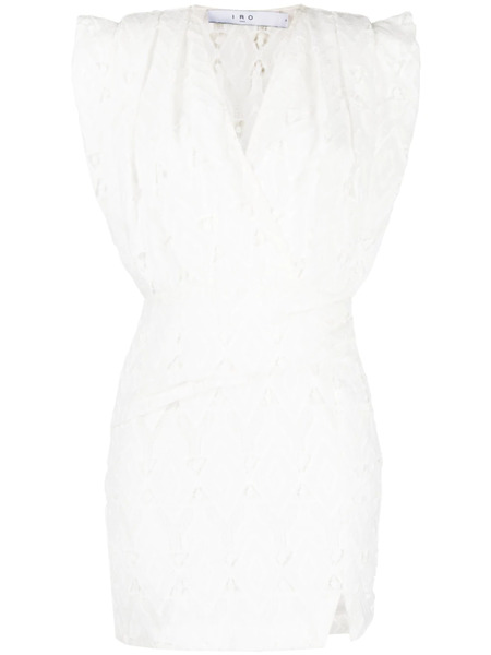  Iro Wrap-design Dress - White 