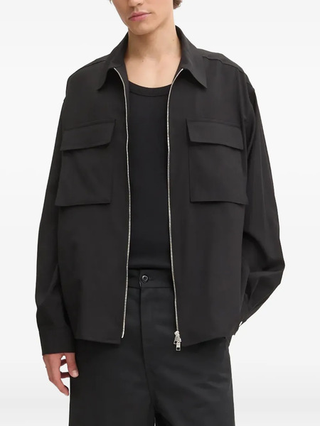  Iro Zip-fastening Shirt Jacket - Black 