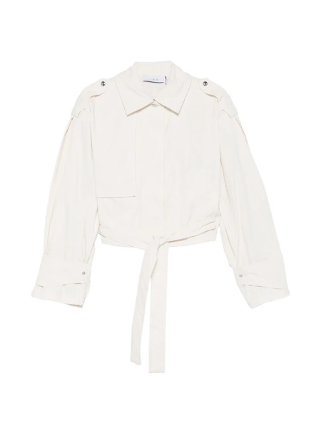  Iro Zynia Tie Waist Jacket - Neutrals 