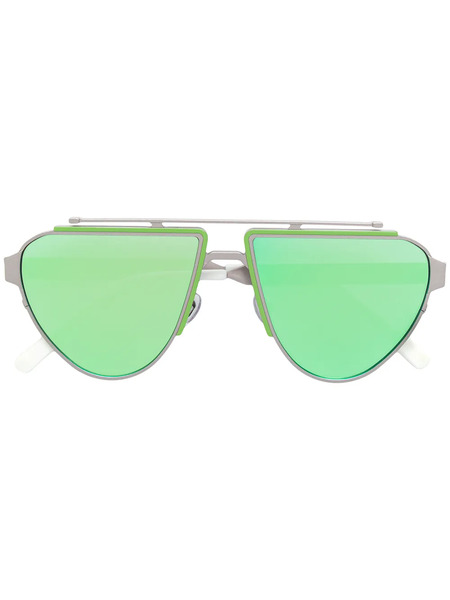  Irresistor Biker Geometric Frame Sunglasses - Metallic 
