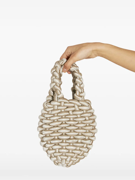  Isa Boulder Bullet Knotted-design Tote Bag - Neutrals 