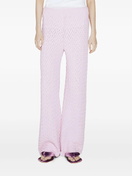  Isa Boulder Cableweave Trousers - Pink 