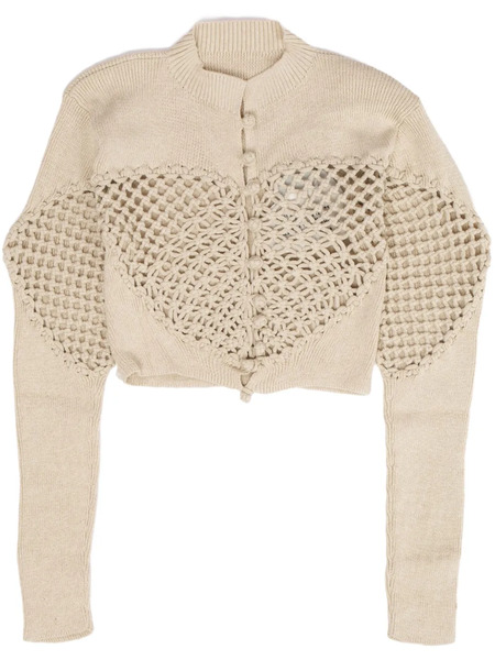  Isa Boulder Court Cardigan - Neutrals 