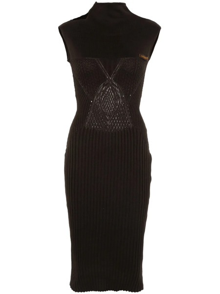  Isa Boulder Raven Midi Dress - Brown 