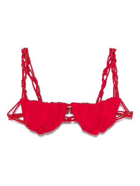  Isa Boulder Reversible Bikini Top - Red 