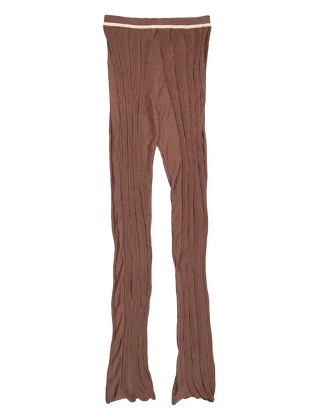  Isa Boulder Tinypleat Pleated Trousers - Brown 