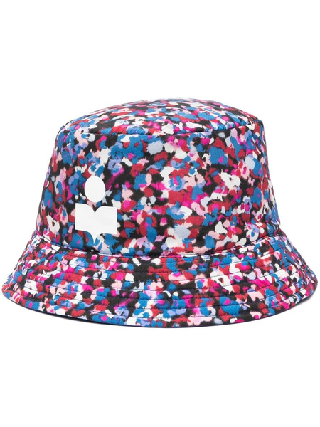  Isabel Marant All-over Graphic-print Bucket Hat - Blue 