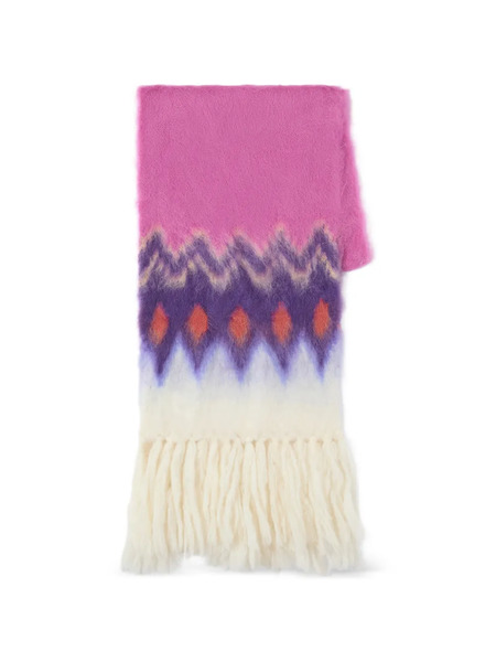  Isabel Marant Amanie Fringed-hem Scarf - Pink 