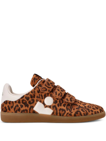  Isabel Marant Beth Leopard-print Sneakers - Leec Leopard Ecru 