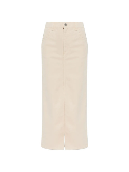  Isabel Marant Button-fastening Slit Skirt - Neutrals 