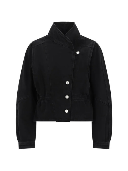  Isabel Marant Button-up Denim Jacket - Black 