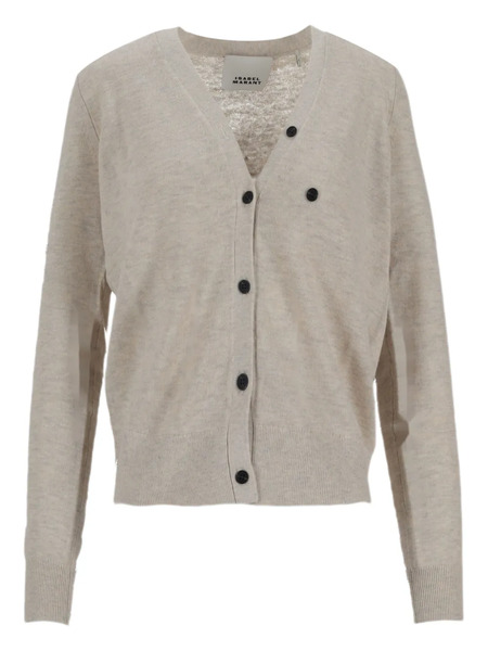  Isabel Marant Carline Buttoned Cardigan - Neutrals 
