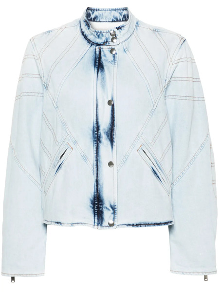  Isabel Marant Chady Padded Denim Jacket - Blue 