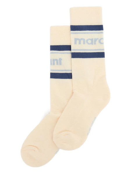  Isabel Marant Dona Striped Socks - Neutrals 