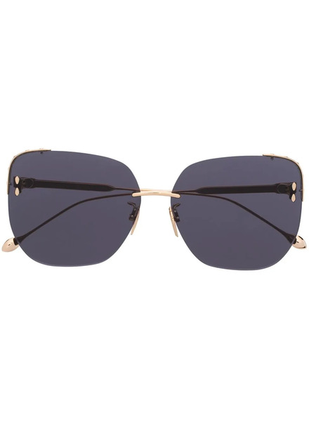  Isabel Marant Eyewear Oversized-frame Sunglasses - Blue 