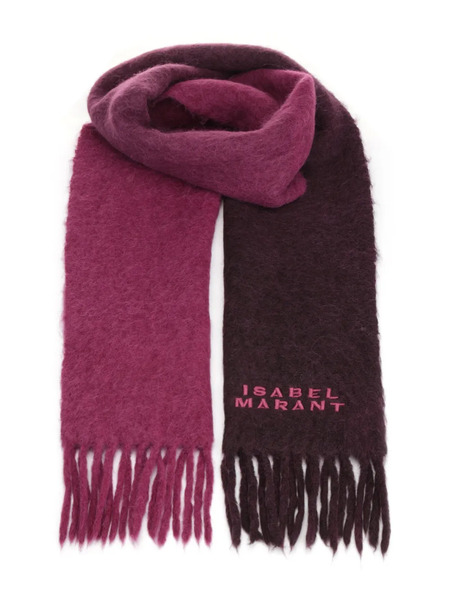  Isabel Marant Firna Fringed Scarf - Pink 