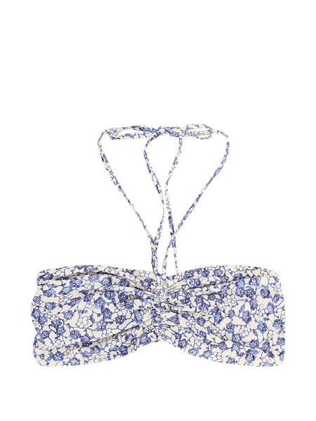  Isabel Marant Floral Knot Bikini Top - Blue 
