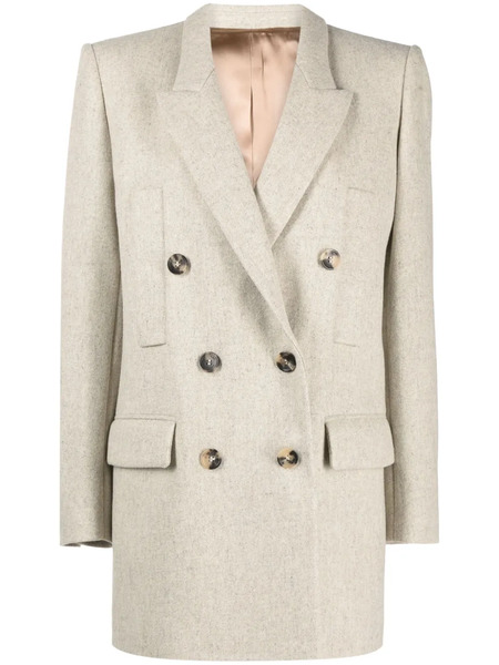  Isabel Marant Floyd Double-breasted Blazer - Neutrals 