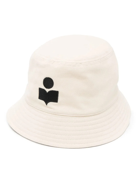  Isabel Marant Haley Logo-embroidered Bucket Hat - Neutrals 