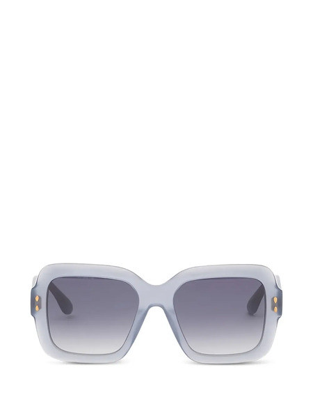  Isabel Marant Hegaxonal Square-frames Sunglasses - Blue 