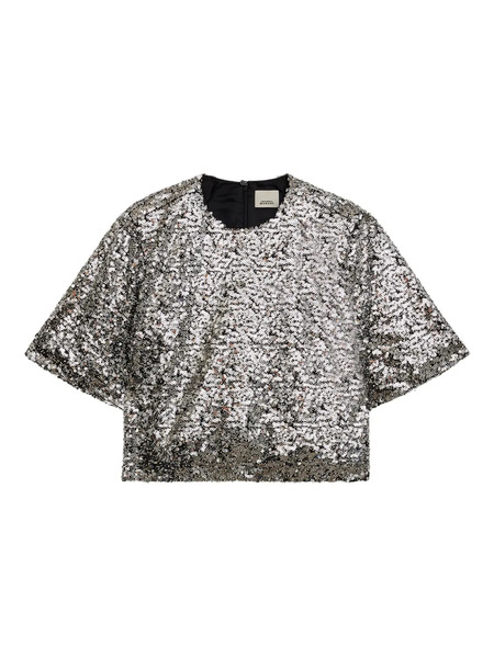  Isabel Marant Helga Top - Silver 