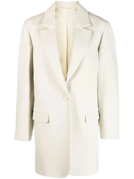  Isabel Marant Jilinka Single-breasted Coat - Neutrals 