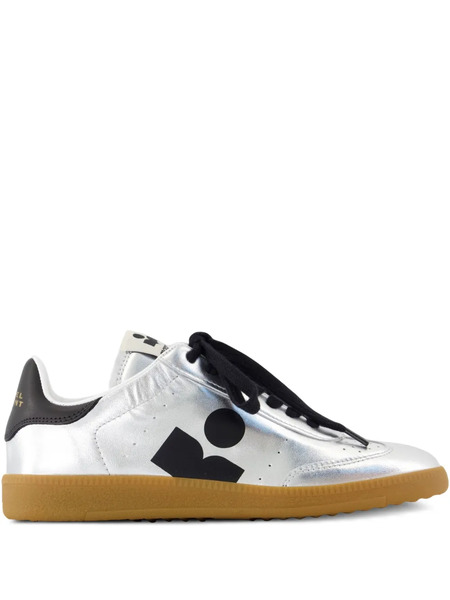  Isabel Marant Kaycee Leather Sneakers - Silver 