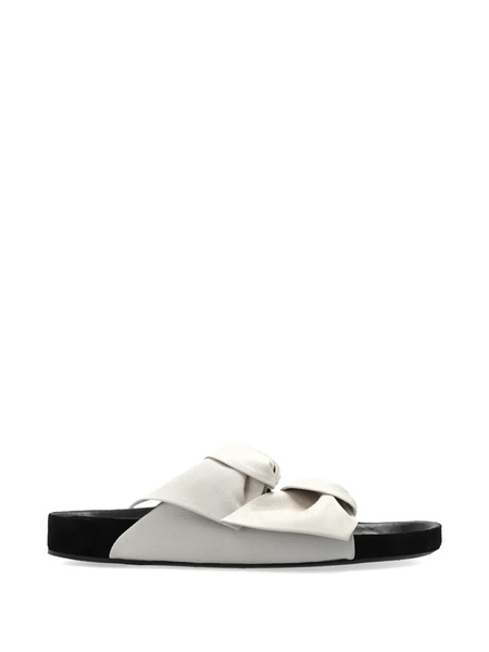  Isabel Marant Lennyo Bow Mules - White 