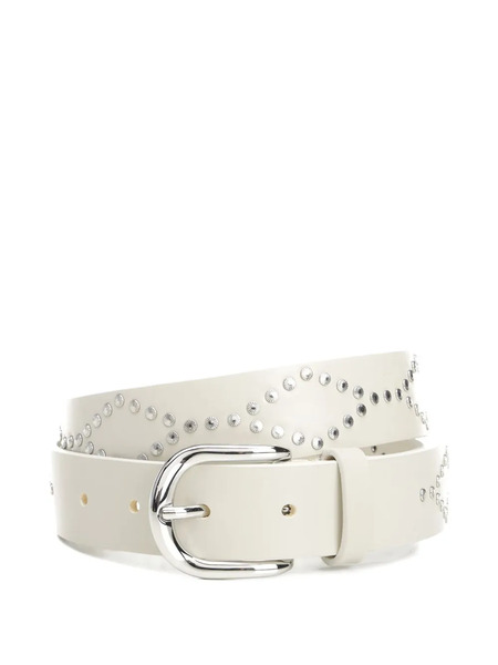  Isabel Marant Liliana Studded Leather Belt - Neutrals 