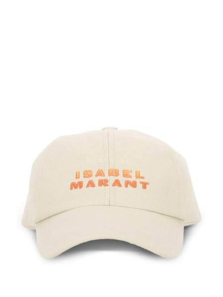  Isabel Marant Logo-embroidered Cap - Neutrals 