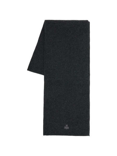  Isabel Marant Logo-patch Scarf - Grey 