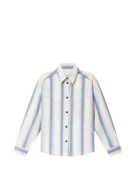  Isabel Marant Mahvane Striped Shirt - Neutrals 