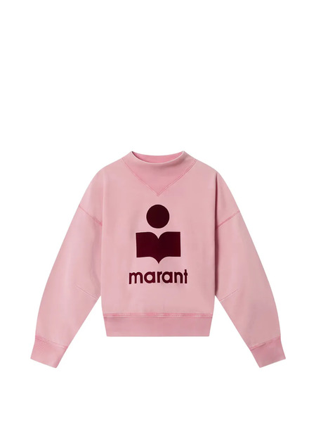  Isabel Marant Moby Logo Sweatshirt - Pink 