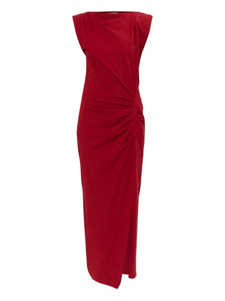  Isabel Marant Nadela Gathered Split Maxi Dress 