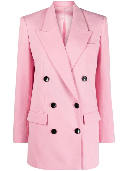  Isabel Marant Nevim Double-breasted Blazer - Pink 