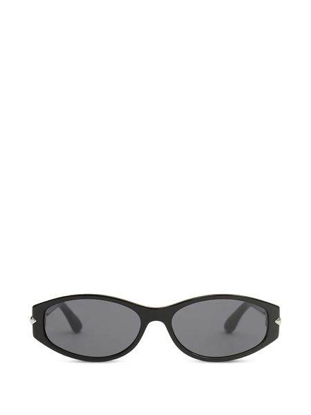  Isabel Marant Pixa-gd Oval-frame Sunglasses - Black 
