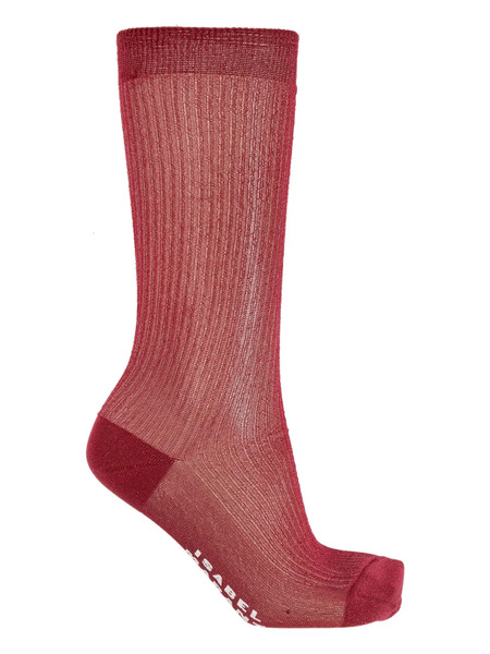  Isabel Marant Ribbed-knit Socks - Red 