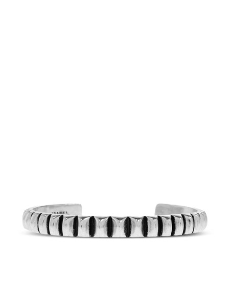  Isabel Marant Ridged Bracelet - Silver 