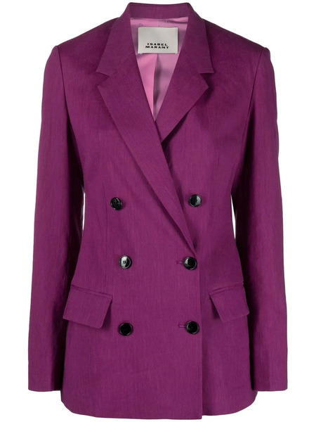  Isabel Marant Sheril Double-breasted Blazer - Pink 