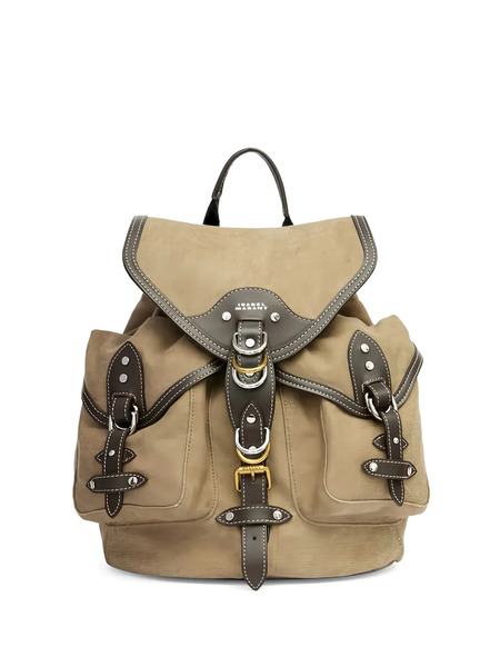  Isabel Marant Small Yumbo Backpack - Neutrals 