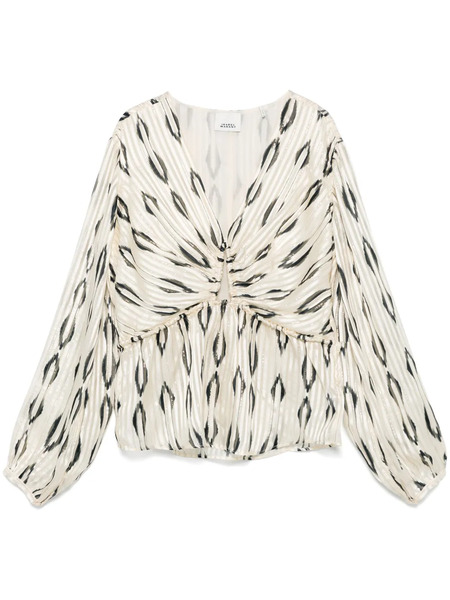  Isabel Marant Stelar Blouse - Neutrals 