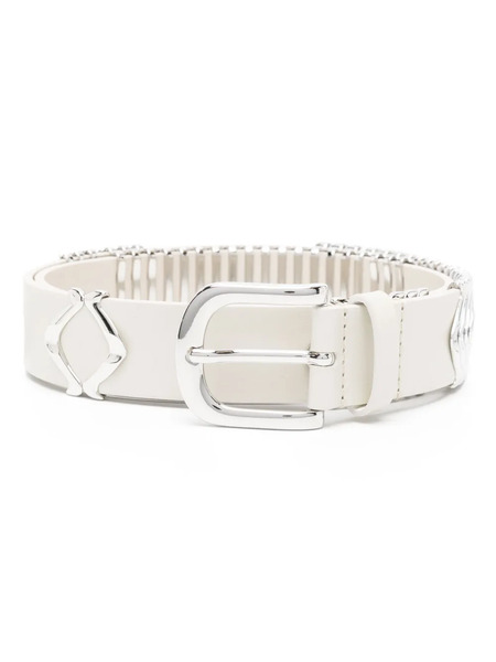  Isabel Marant Tehora Leather Belt - White 