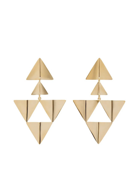  Isabel Marant Triangle Blair Earrings - Gold 