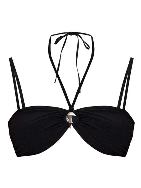  Isabel Marant Twisted-front Bikini Top - Black 