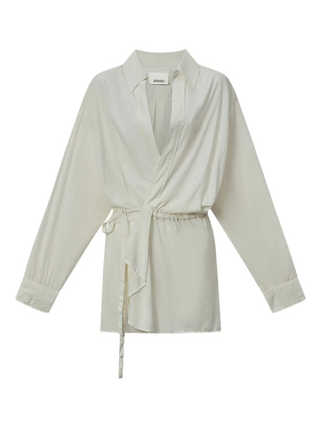  Isabel Marant X Keren Wrap-design Top - Neutrals 