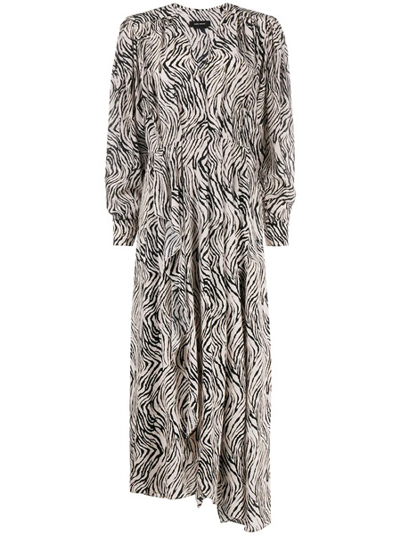  Isabel Marant Zebra-print Dress - Neutrals 
