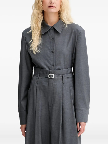  Isabelle Blanche Classic-collar Shirt - Grey 