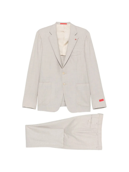  Isaia Button Single-breasted Suit - Neutrals 