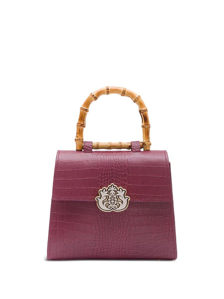  Isla Leather Crossbody Bag - Pink 